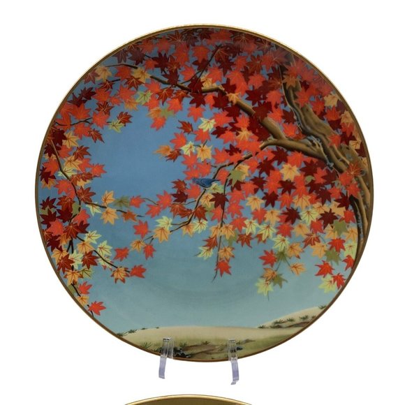 Birds and Flowers of the Orient by Franklin Mint Plates - Picture 2 of 12